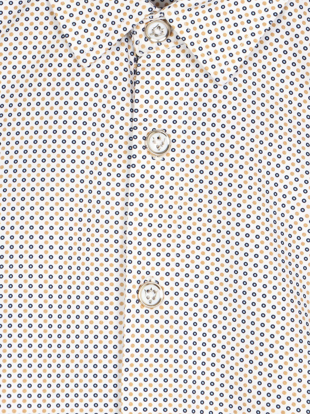 Nautinati Boys Standard Micro-Ditsy Printed Pure Cotton Casual Shirt