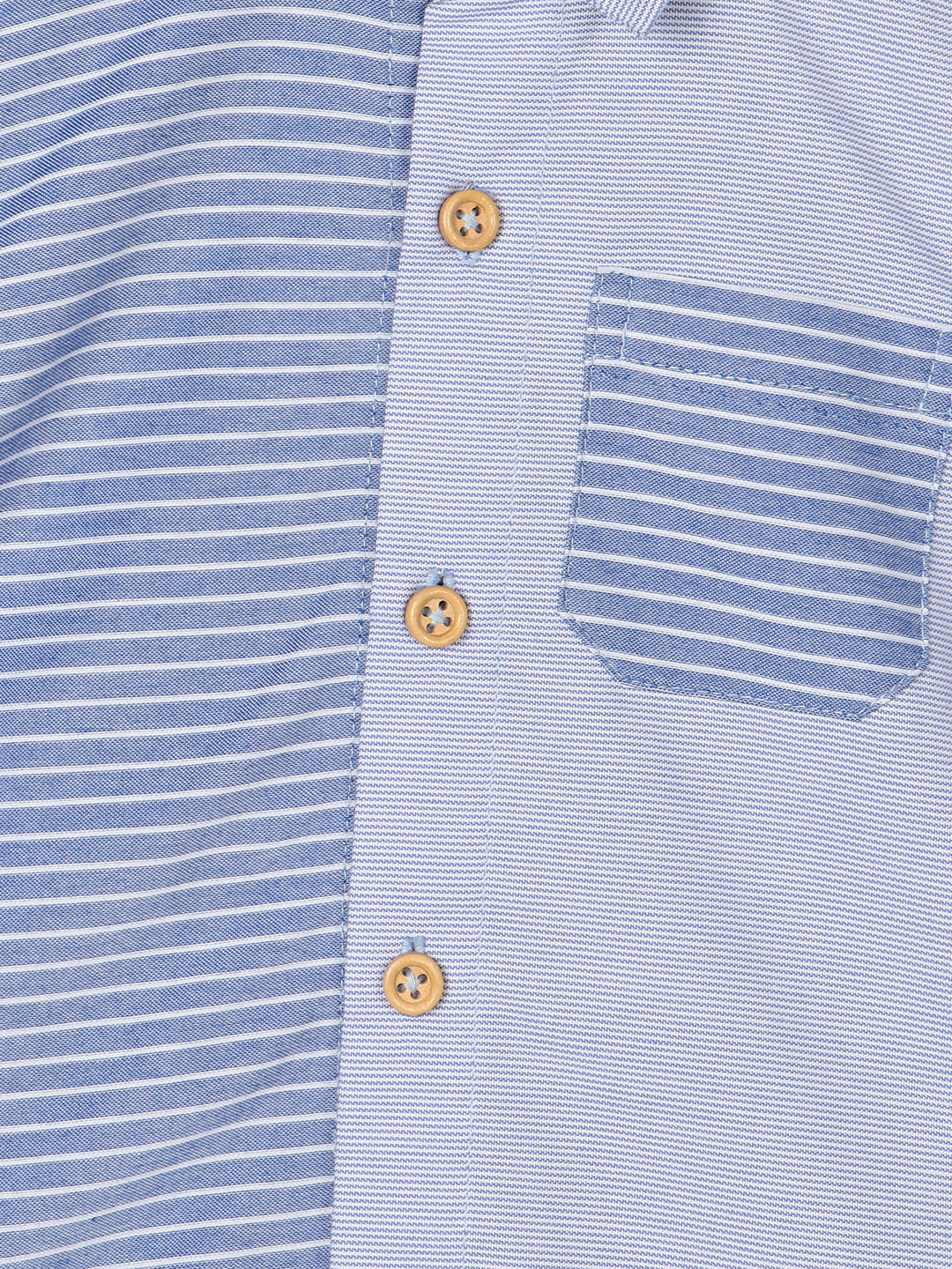 Nautinati Boys Standard Horizontal Striped Casual Shirt