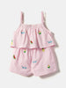 Nauti Nati Girls Embroidered Playsuit