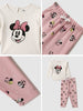 Nautinati Infant Girls’ Cotton Minnie Mouse Printed Top and Pants Set