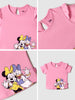 Nautinati Girls' Cotton Minnie Print T-shirt