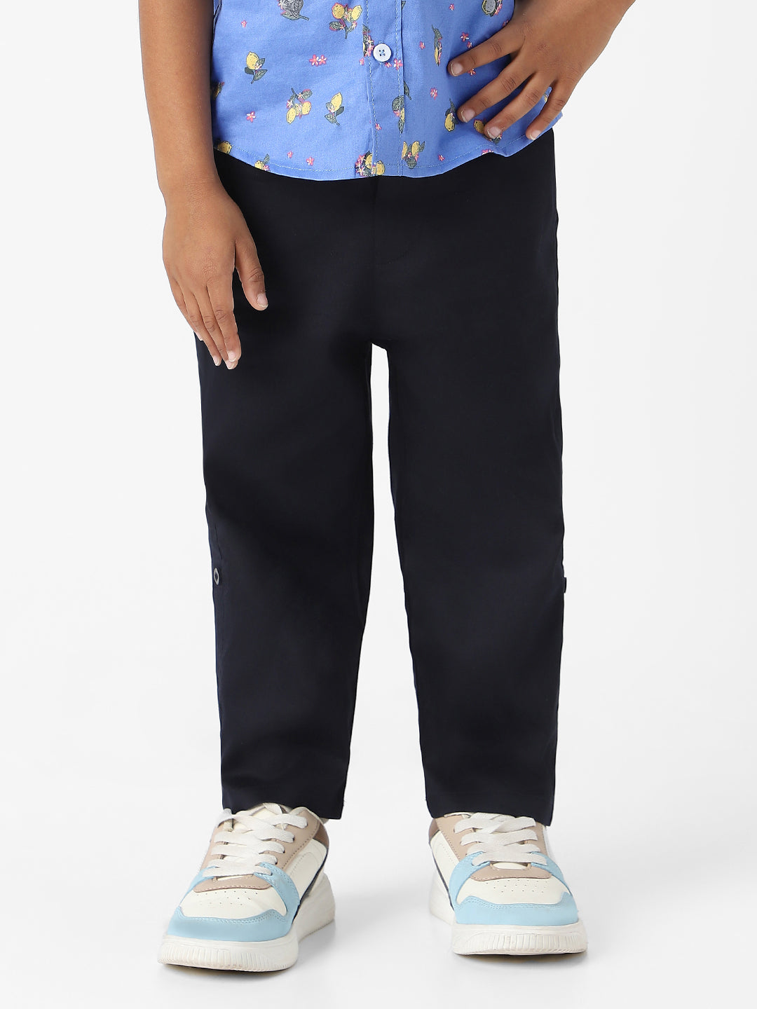 Nautinati Boys' Combo Set of Shirt and Cargo Pants