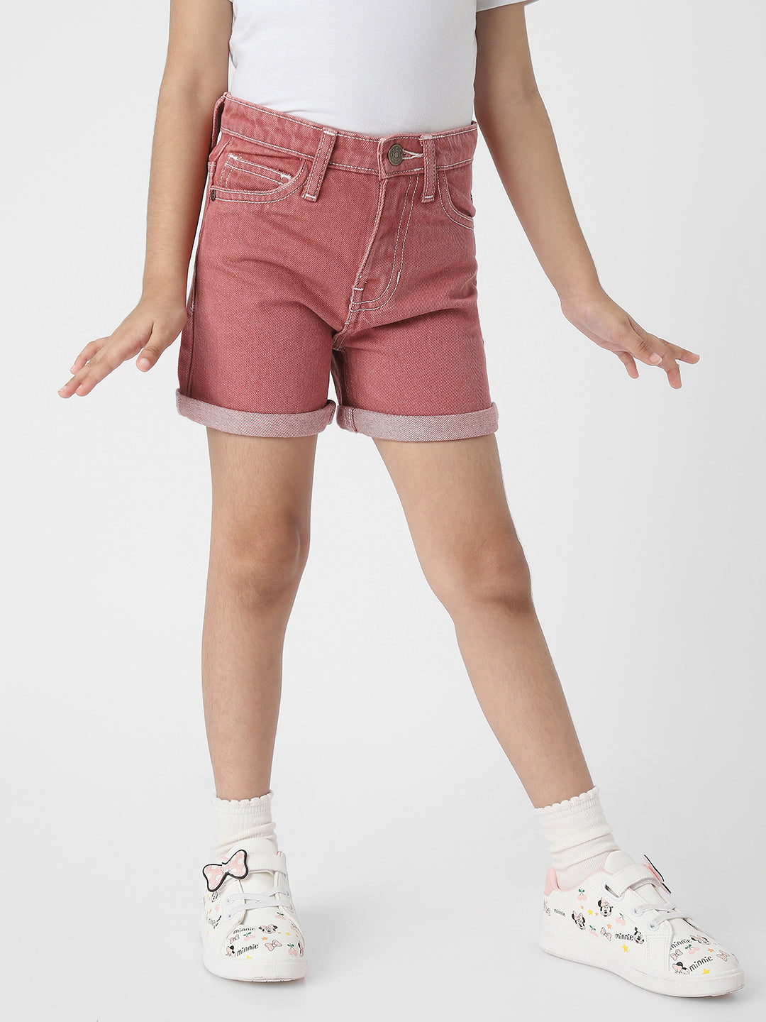 Nautinati Girls' Cotton Combo Set of Top and Shorts