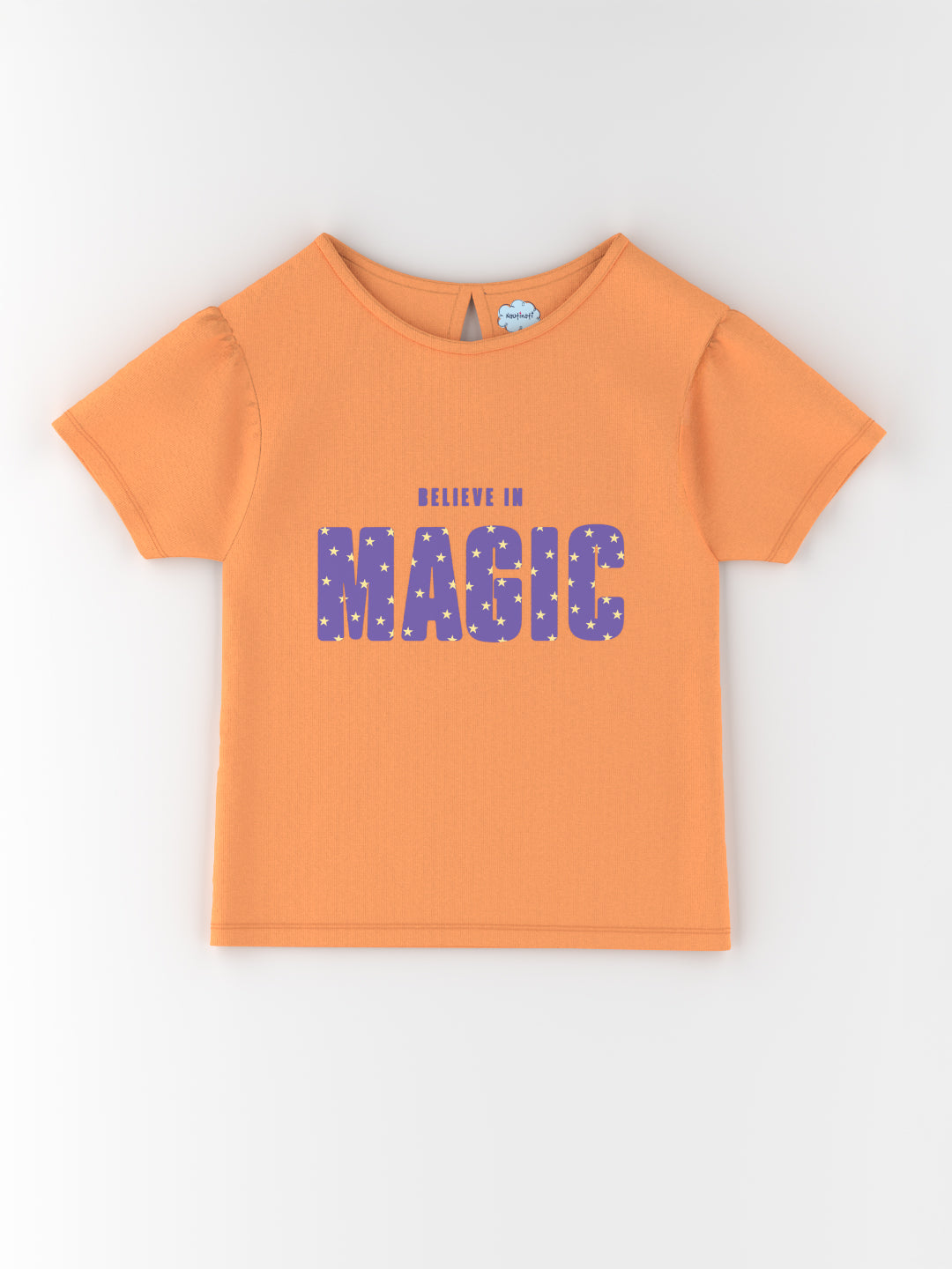 Nautinati Cotton Pack of 2 T-shirts for Girls