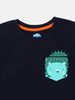 Nautinati Boys' Cotton Printed Pack of 2 T-shirt