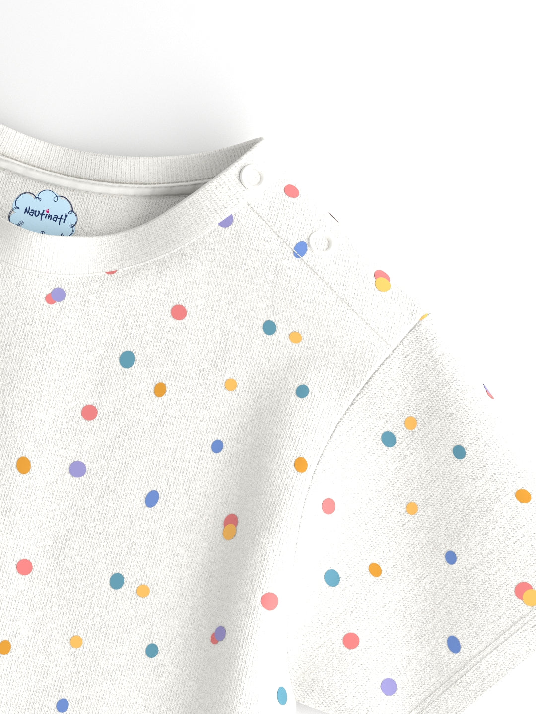 Nautinati Girls Graphic Print Cotton T-shirts | Pack of 2 T-shirts for 3 to 24 Months