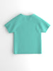 Nautinati Boys' Pack of 2 Cotton Beach Graphic Printed and Striped T-shirts