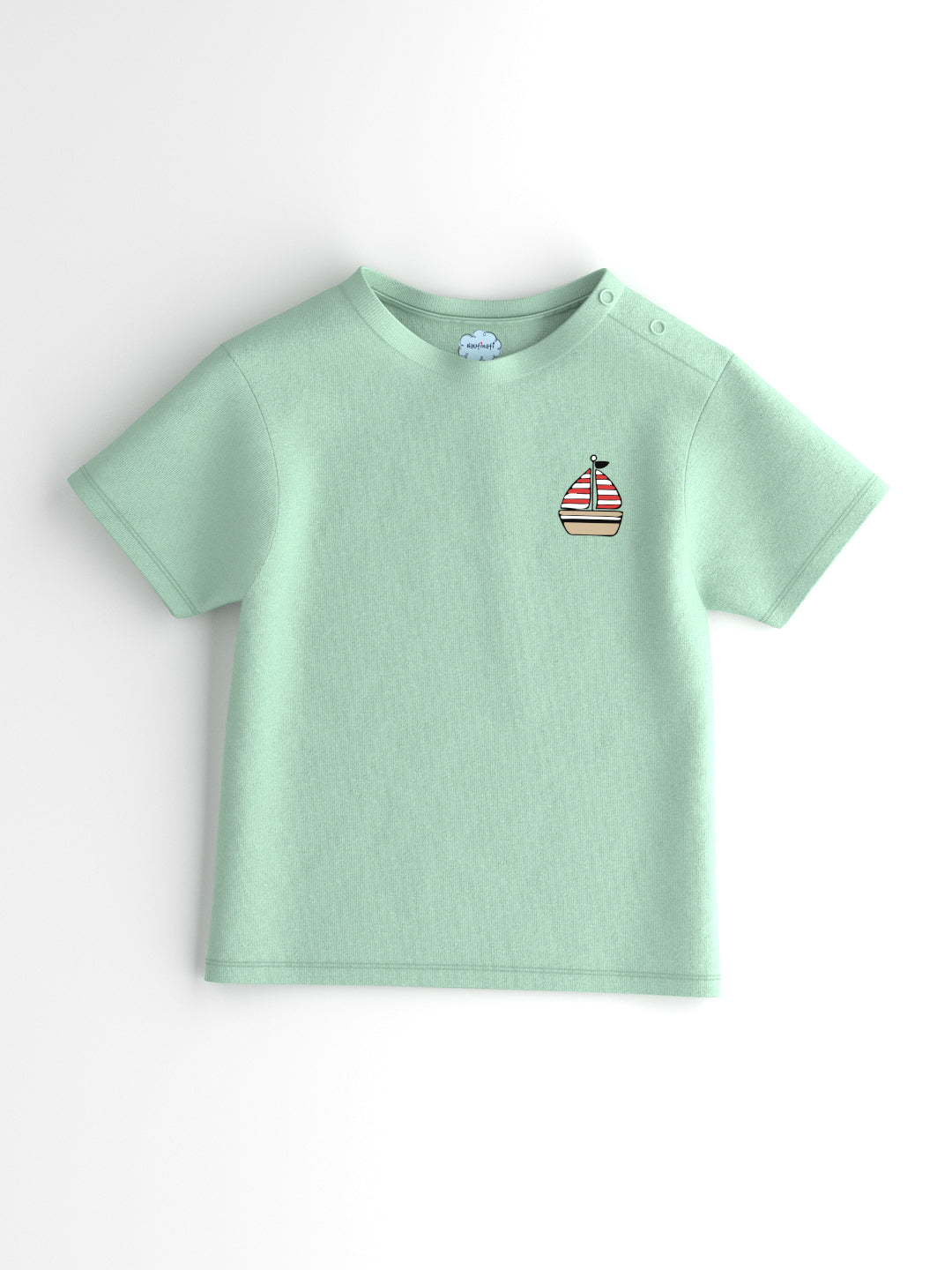 Nautinati Boys' Pack of 2 Cotton Beach Graphic Printed T-shirts