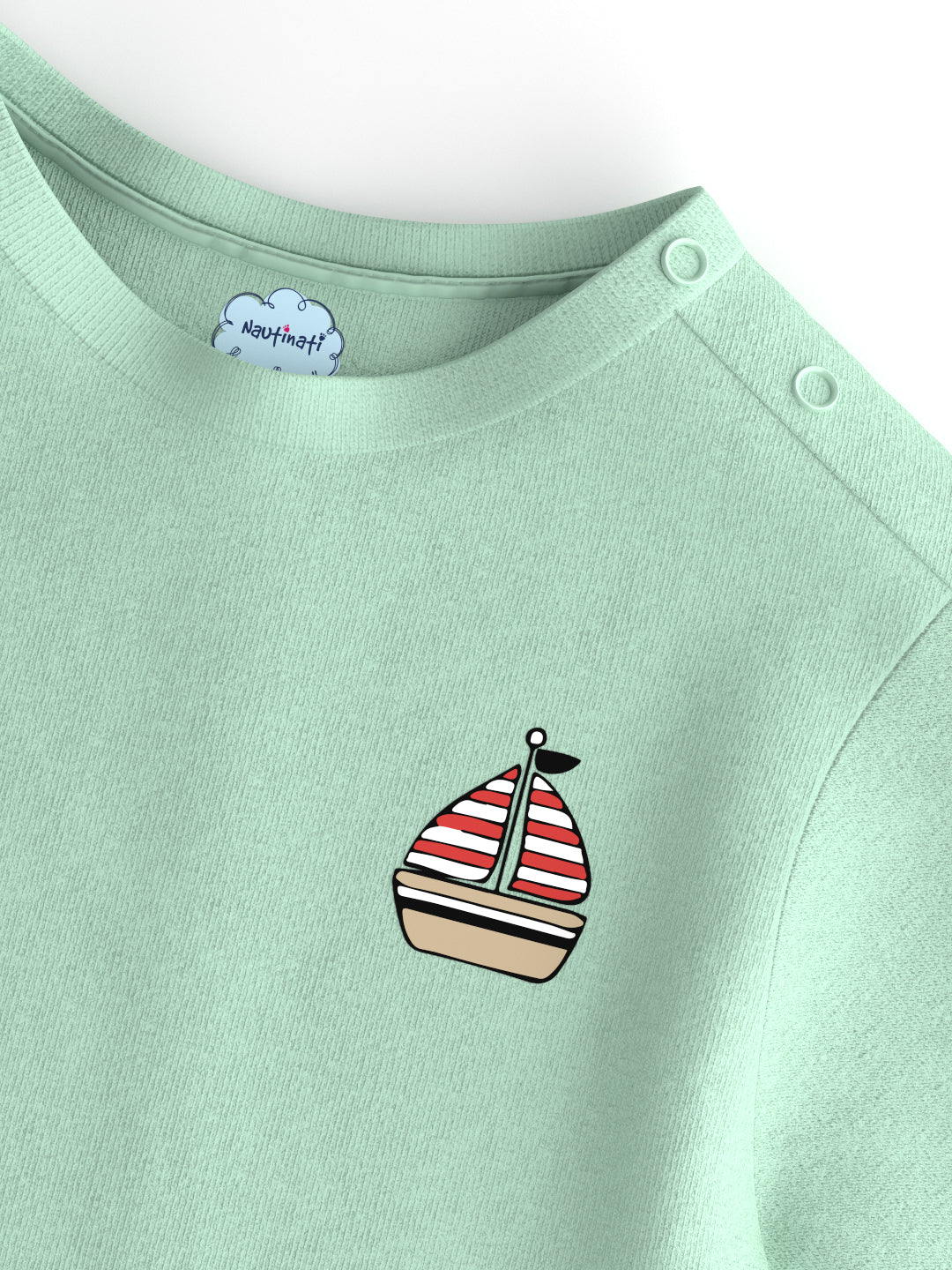 Nautinati Boys' Pack of 2 Cotton Beach Graphic Printed T-shirts
