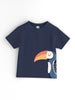 Nautinati Boys' Pack of 2 Cotton Beach Graphic Printed T-shirts