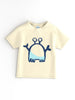 Nautinati Boys' Pack of 2 Cotton Beach Graphic Printed T-shirts