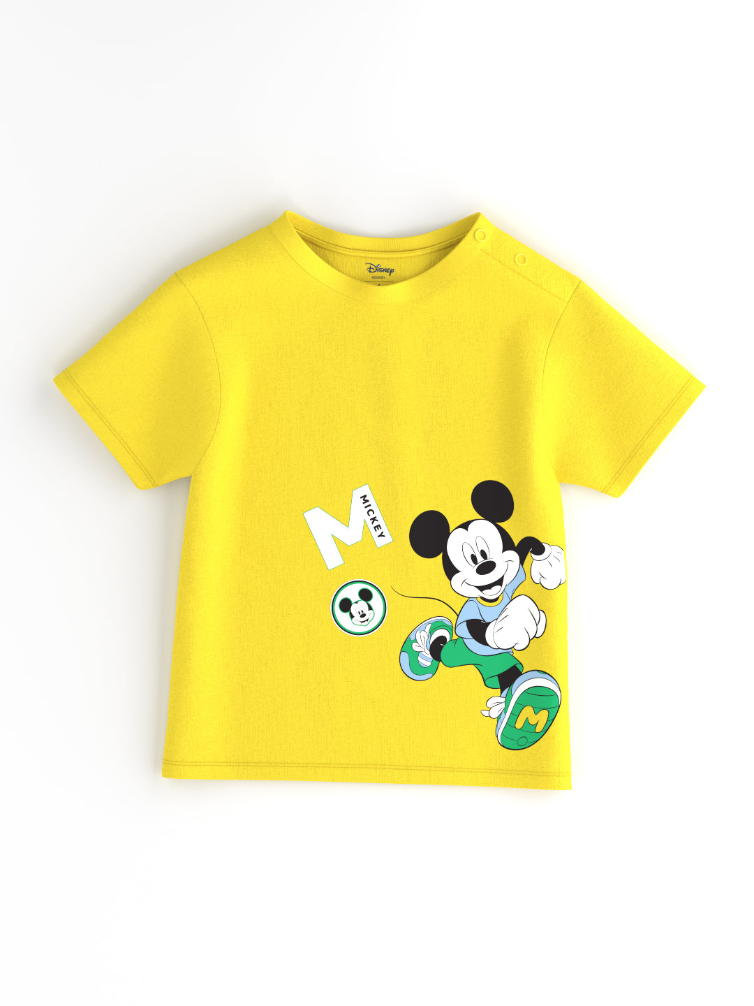 Nautinati Boys' Pack of 2 Cotton Mickey Mouse Printed T-shirts