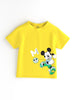 Nautinati Boys' Pack of 2 Cotton Mickey Mouse Printed T-shirts