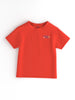 Nautinati Boys' Cotton T-shirt|Mickey Mouse Typography Print | Age 0 - 2 Years