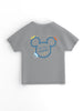 Nautinati Boys' Cotton T-shirt|Mickey Mouse Typography Print | Age 0 - 2 Years