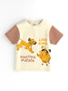 Nautinati Girls' Cotton T-shirt|Lion King Print| Age 0 - 2 Years