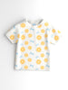 Nautinati Girls Solid and Fruit Print Cotton T-shirts | Pack of 3 T-shirts for 3 to 24 Months