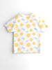 Nautinati Girls Solid and Fruit Print Cotton T-shirts | Pack of 3 T-shirts for 3 to 24 Months