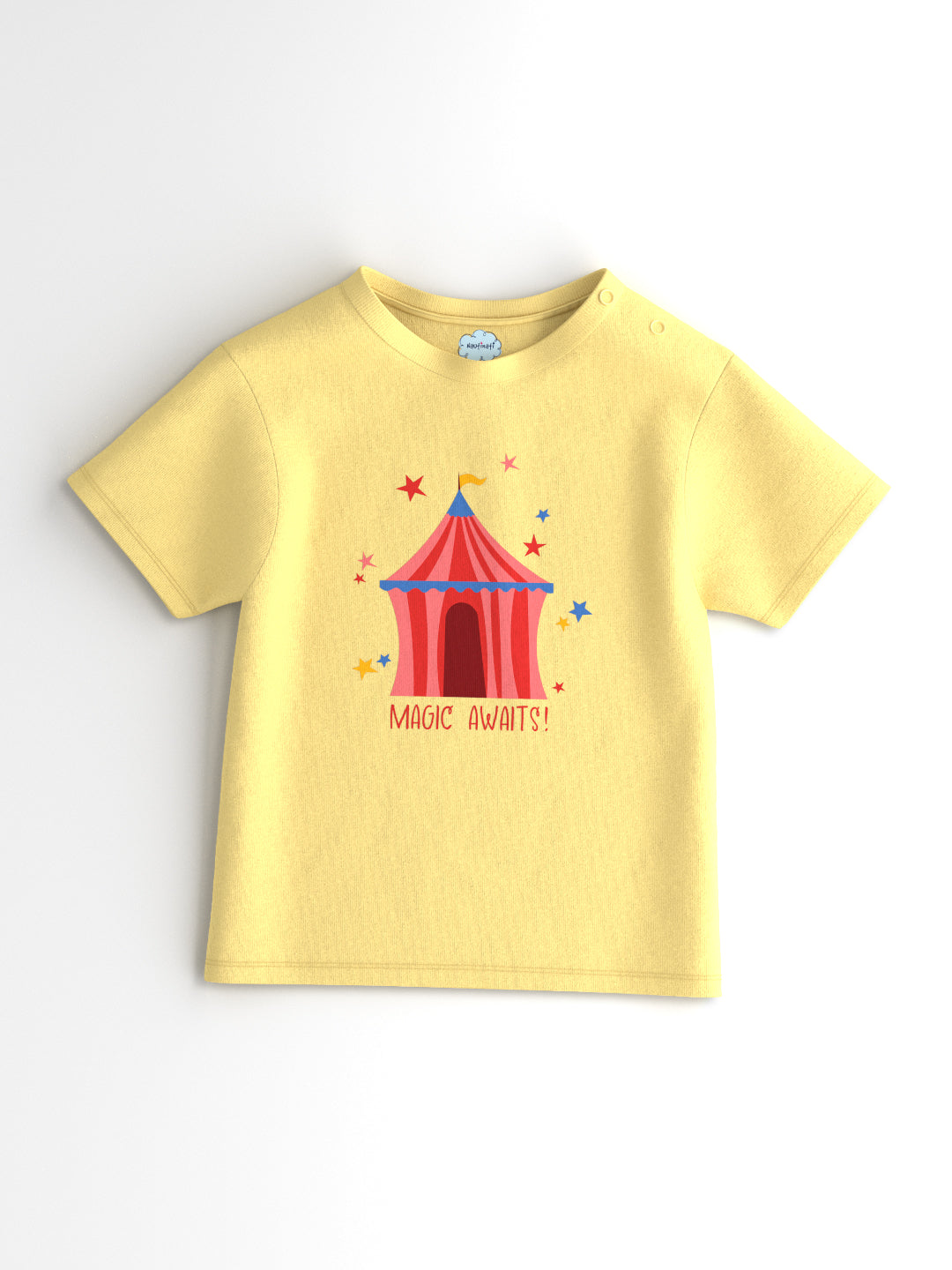 Nautinati Girls Graphic Print Cotton T-shirts | Pack of 2 T-shirts for 3 to 24 Months