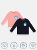 Nautinati Boys' Cotton Printed Pack of 2 T-shirt