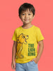 Nautinati Boys' 100% Cotton Crew Neck Disney Lion King Simba Placement Print T-shirt