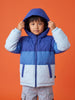 Nautinati Boys Hooded Ombre Colourblock Puffer Jacket with Front Zip, Regular Fit