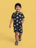 Nautinati Boys Lion King Simba Printed Regular Fit T-shirt and Shorts Co-ord Set