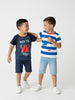 Nautinati Boys' Pack of 2 Cotton Sea Animal Printed T-shirts