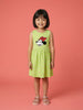 Nautinati Girls' 100% Cotton Disney Minnie Mouse Placement Print & Polka Dot Print Dress