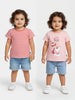 Nautinati Cotton Pack Of 2 T-Shirts For Girls