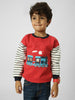 Boys Graphic Printed Drop Shoulder Sweatshirt