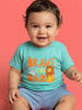 Nautinati Boys' Cotton Disney The Lion King Printed T-shirt with Snap Buttons