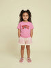 Nautinati Girls' 100% Cotton Disney Minnie Mouse Printed T-shirt and Shorts Night Suit Set
