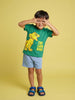 Nautinati Boys' 100% Cotton Crew Neck Disney Lion King Simba Placement Print T-shirt