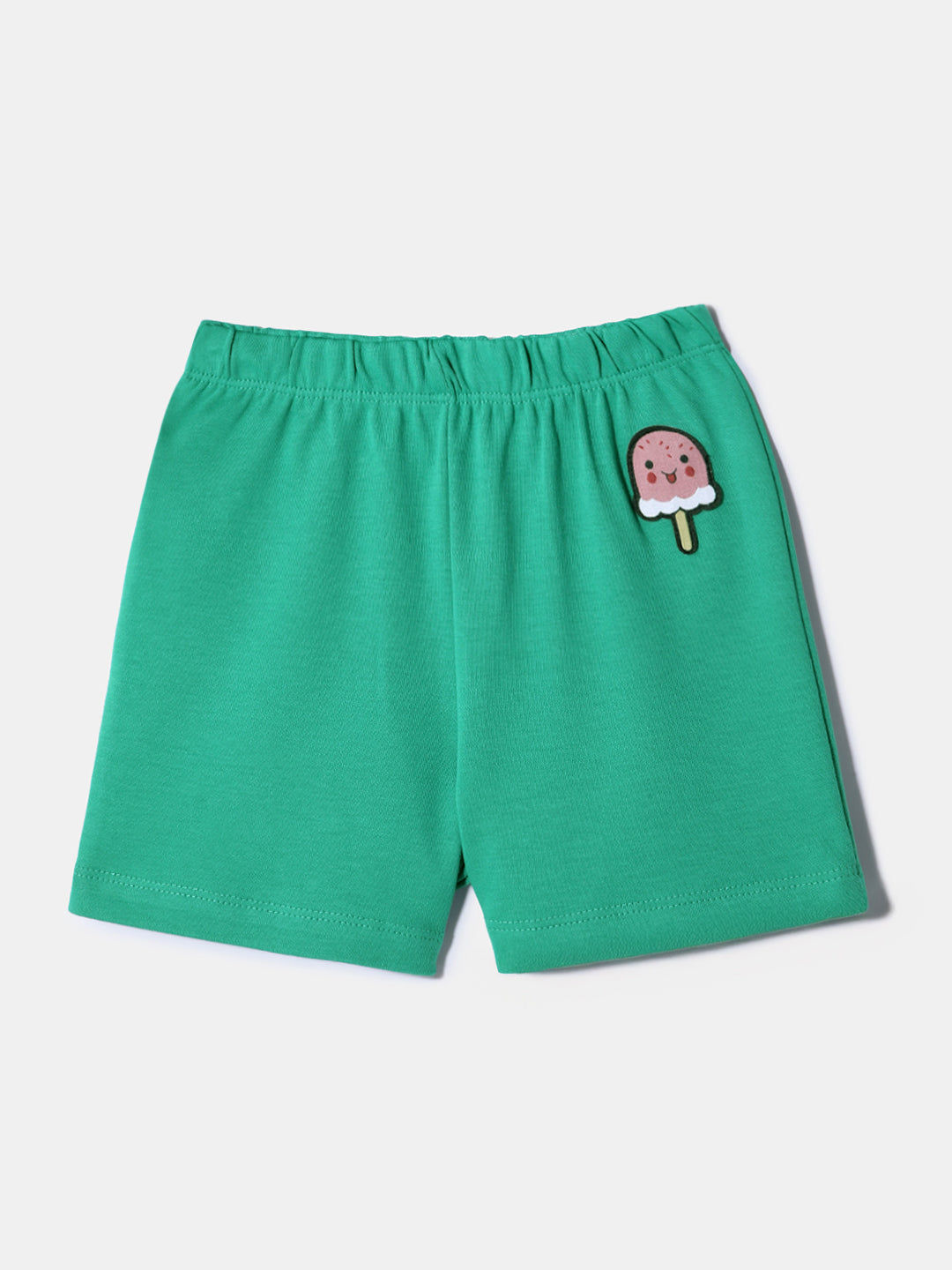 Nautinati Boys' 100% Cotton Shorts | Pigment Print | Pack of 2 | Age 0 - 2 Years
