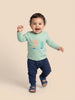Nautinati Boys' Cotton Sea Animal Printed T-shirt and Joggers Co-ord Set