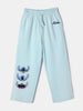 Nautinati Girls' Lightweight Terry Cotton Bottomwear | Lilo Print | Age 2 - 10 Years