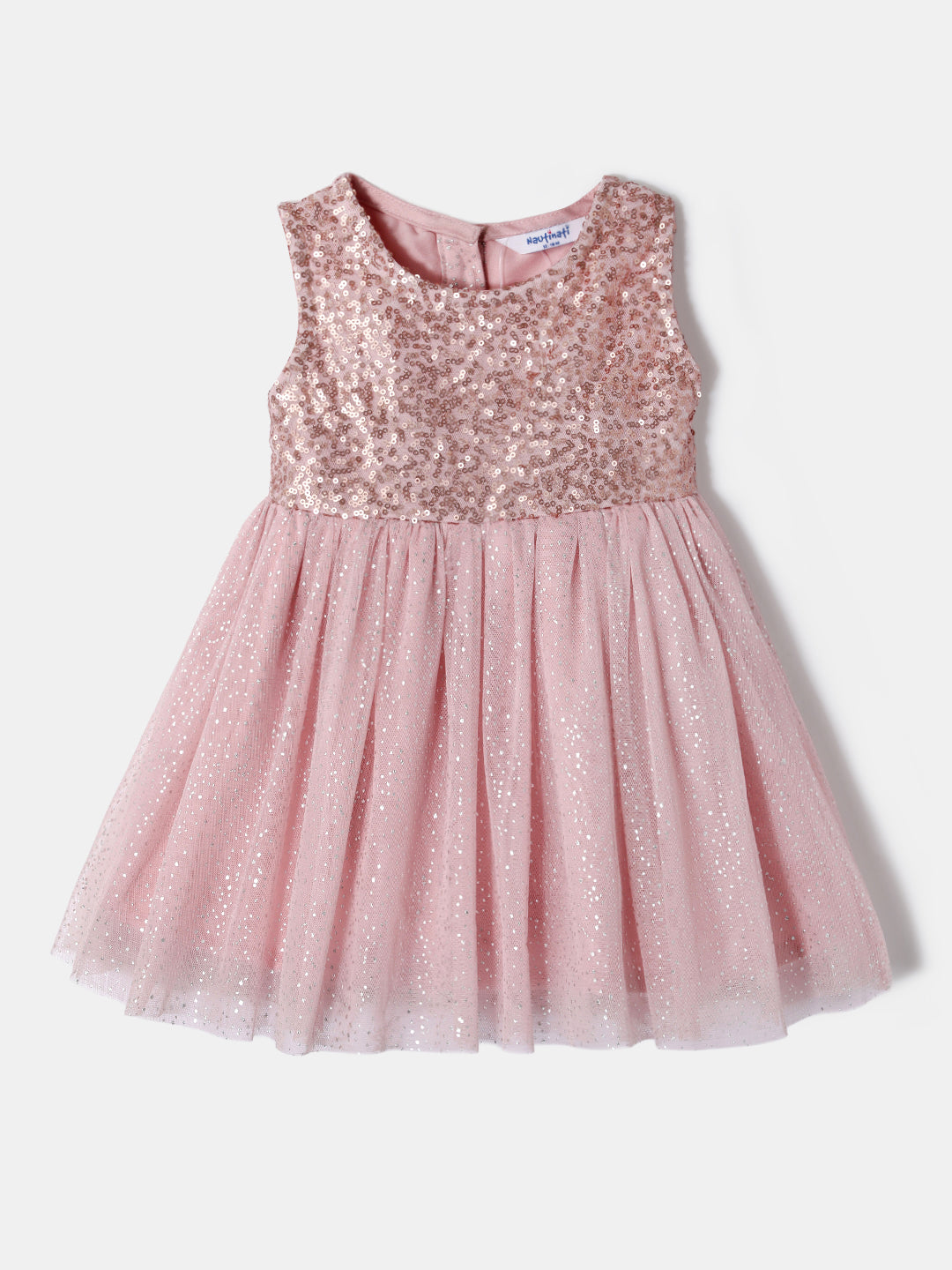Nautinati Girls' Sequin Party Dress | Age 0 - 2 Years