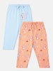 Nautinati Infants Pack of 2 Cotton Printed Track Pants