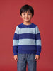 Nautinati Boys Relaxed Fit Chunky Knit Striped Sweater