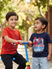 Nautinati Boys Pure Cotton Pack of 2 Marvel Spiderman Printed Crew Neck T-shirts