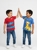 Nautinati Boys' Pack of 2 Cotton Animal Printed T-shirts