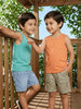 Nautinati Boys' 100% Cotton Pack of 2 Solid Essentials Vests