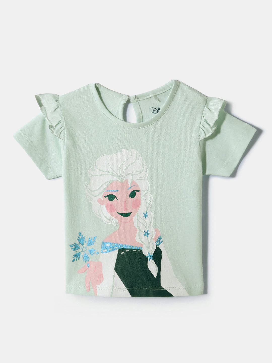 Nautinati Girls' Cotton Printed Top | Elsa Print | Age 0 - 2 Years