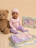 Nautinati Baby Girls Pure Cotton Summer themed Printed 5-pieces Gift Set
