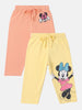 Nautinati Infantsâ€™ Cotton Minnie Mouse Graphic Printed Pack of 2 Leggings