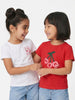 Nautinati Girls' Pack of 2 Cotton Cherry Printed T-shirts