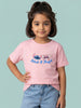 Nautinati Girls' 100% Cotton Disney Lilo & Stitch Front & Back Graphic Oversized T-shirt