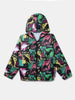 Nautinati Boys' Dino Printed Windbreaker Jacket | Hooded Design | Age 2 - 10 Years