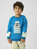 Boys Interactive & Playful Animal-Themed Applique Sweatshirt